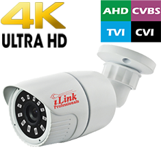 4k 8MP Coax BNC Analog HD Security Cameras