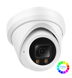 Sony 4K 8MP Turret Dome Security Camera with Audio and Infrared (2.8mm Lens)