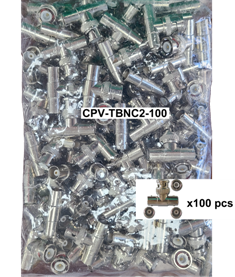 CCTV BNC F-M-F T-Connector Qty 100