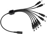 DC 1 to 8 Power Split Splitter Cable 5.5*2.1mm for CCTV Camera DVR