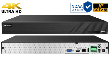 16 Port 4K 8MP NVR and Camera kit with Support for POS and VCA