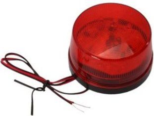 Warning Red Strobe Security Light