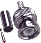 CCTV Crimp on BNC Connector