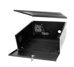 PC  DVR  VCR Lockbox 21x21x8 with Fan