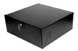 PC  DVR  VCR Lockbox 21x24x8 with Fan