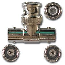 CCTV BNC T Connector