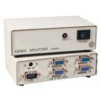 1 to 4 Channel VGA Video Splitter box - Silver